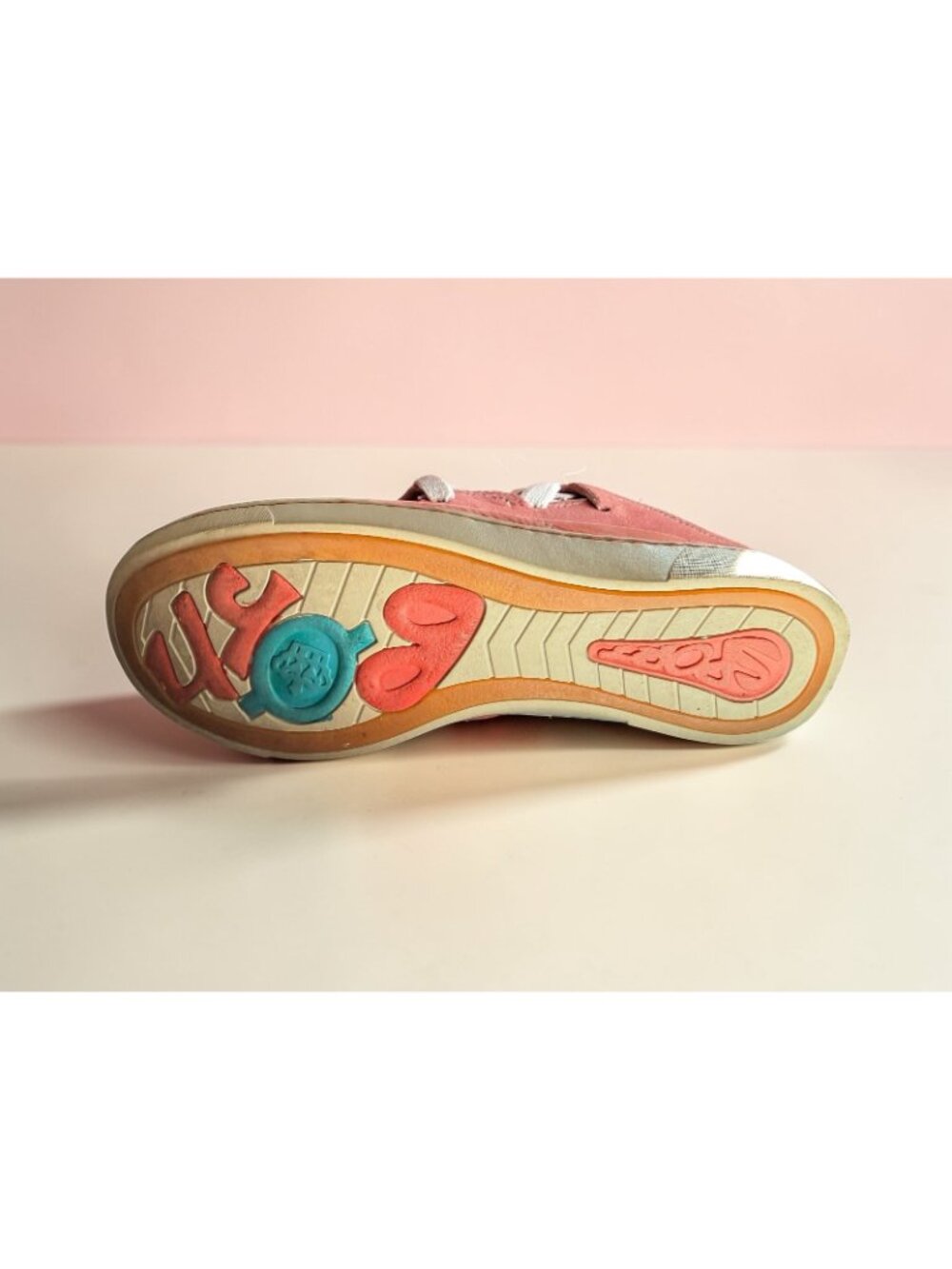 BORN Sneakers Women 7.5 Pink Leather Tennis Shoes Lace Up W52211 - Picture 8 of 14